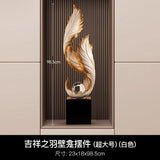 New Chinese-Style Entrance Foyer Wall Niche, Auspicious Wine Cabinet Decorations, Ornaments for the Living Room Next to the Tv Cabinet, Housewarming Gift