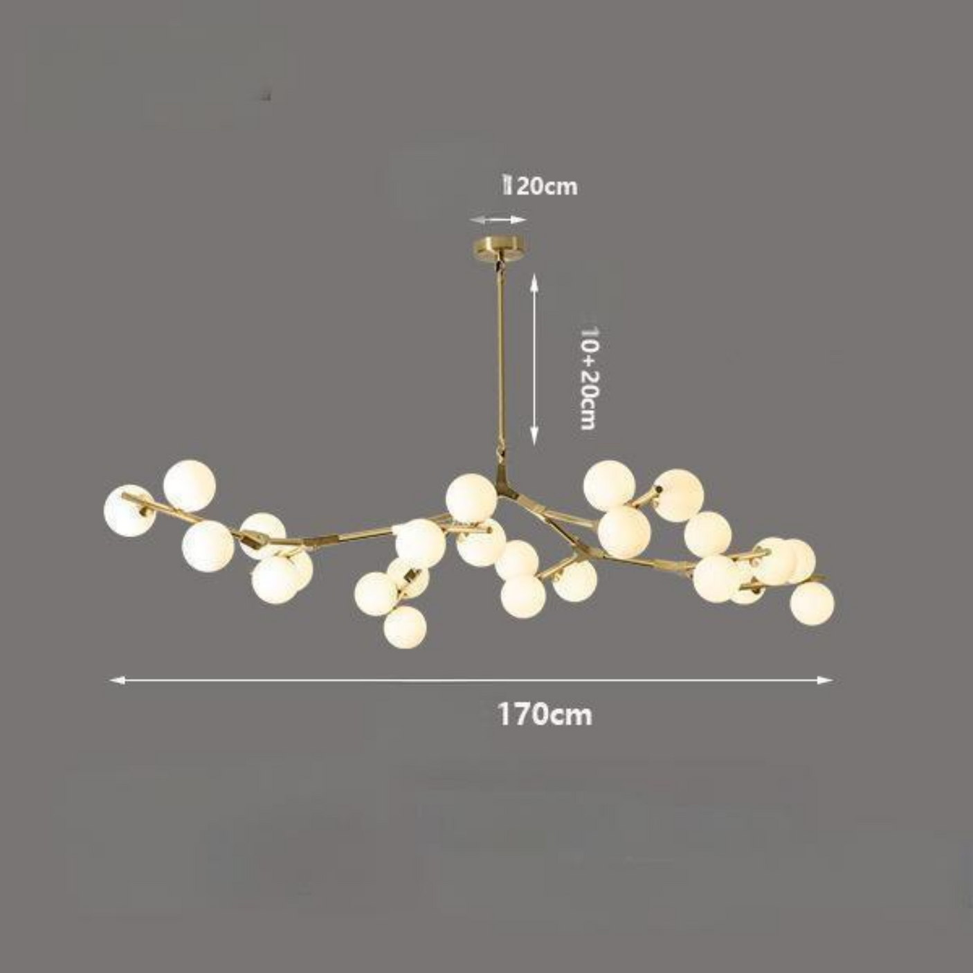 Modeling Chandelier Glass Magic Bean Molecular Lamp - Julia M LifeStyles