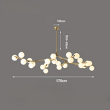 Modeling Chandelier Glass Magic Bean Molecular Lamp - Julia M LifeStyles
