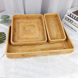 Wicker tray, tabletop storage basket - Julia M LifeStyles