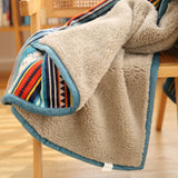 Scandinavian Winter Luxe Coral Fleece Throw Blanket Julia M LifeStyles