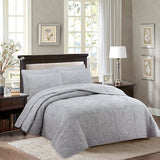 Simple pure cotton bed cover three-piece Nordic double summer cool air conditioning quilt active printing and dyeing breathable comfortable Four Seasons blanket