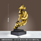 Cross-border Hot Mask Abstract Character Resin Ornaments Living Room Coffee Table Wine Cabinet Statue High-end Home Decorations