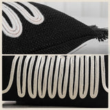 Woven Cotton Rope Lumbar Pillow