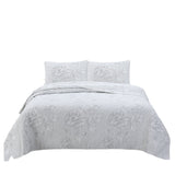 Simple pure cotton bed cover three-piece Nordic double summer cool air conditioning quilt active printing and dyeing breathable comfortable Four Seasons blanket