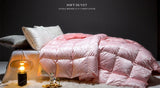 Italy Import Silk Duvet 95 White Goose down Quilt Winter Quilt Thickened Heattech Mute Floor Heating Air-Conditioning Quilt Julia M LifeStyles