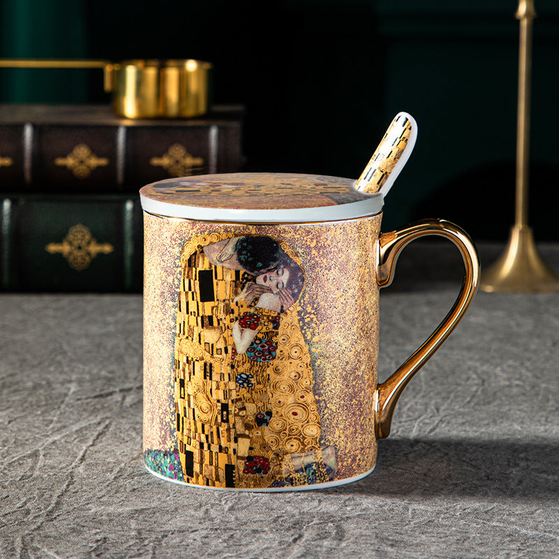 European tea set suit household bone china coffee cup high-end retro British afternoon tea set light luxury coffee set