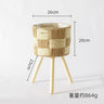 Nordic Solid Wood Rattan Flower Stand and Storage Rack - Julia M LifeStyles
