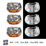 Handmade Retro Japanese Style Mini Glass Tea Cup