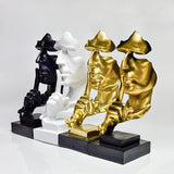 Cross-border Hot Mask Abstract Character Resin Ornaments Living Room Coffee Table Wine Cabinet Statue High-end Home Decorations