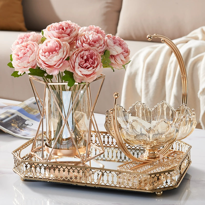 Light Luxury Style Crystal Tissue Box