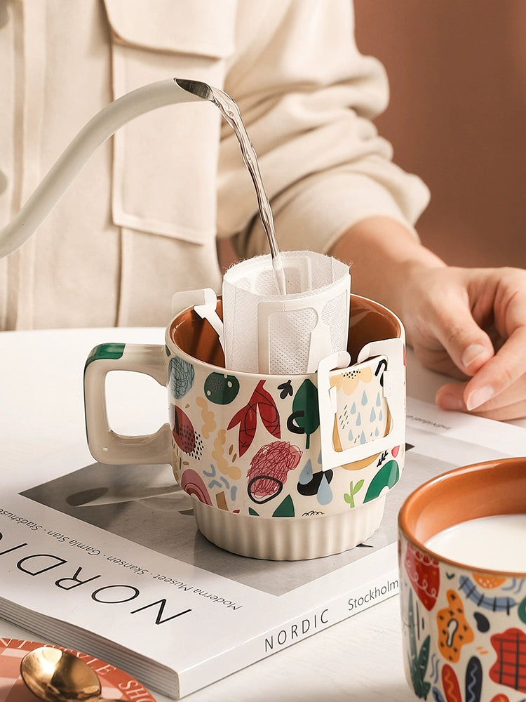 Elegant Bear Valley Ins Style Ceramic Mug