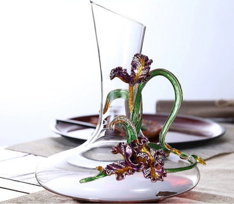 Luxury Crystal Red Wine Decanter Set with Cups by Julia M Home & Kitchen Julia M LifeStyles