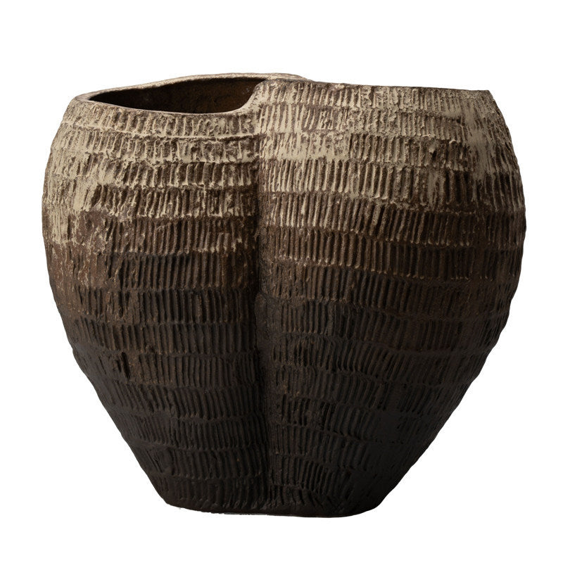 Hand-Painted Ceramic Vase – Wabi-Sabi Inspired Decorative Flower Vessel for the Home