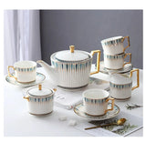 British Afternoon Tea Cup Tea Set Accessible Luxury European-Style High-End Bone China Teapot Luxury Ceramic Coffee Cup Gift Box Julia M Home & Kitchen