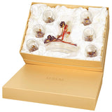 Tectorum Enamel Red Wine Glass Goblet Wine Glass Set Crystal Glasses High-End Wine Set First-Hand Gift Box Julia M LifeStyles