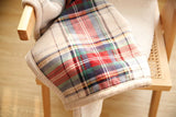 Scandinavian Winter Luxe Coral Fleece Throw Blanket Julia M LifeStyles