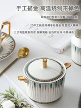 British Afternoon Tea Cup Tea Set Accessible Luxury European-Style High-End Bone China Teapot Luxury Ceramic Coffee Cup Gift Box Julia M Home & Kitchen