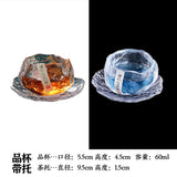 Handmade Retro Japanese Style Mini Glass Tea Cup