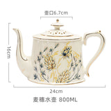 British Retro Ceramic Coffee Cup and Saucer Set European Afternoon Tea Tea Set French Home Cup Manufacturer Direct Sale