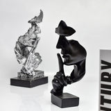 Cross-border Hot Mask Abstract Character Resin Ornaments Living Room Coffee Table Wine Cabinet Statue High-end Home Decorations
