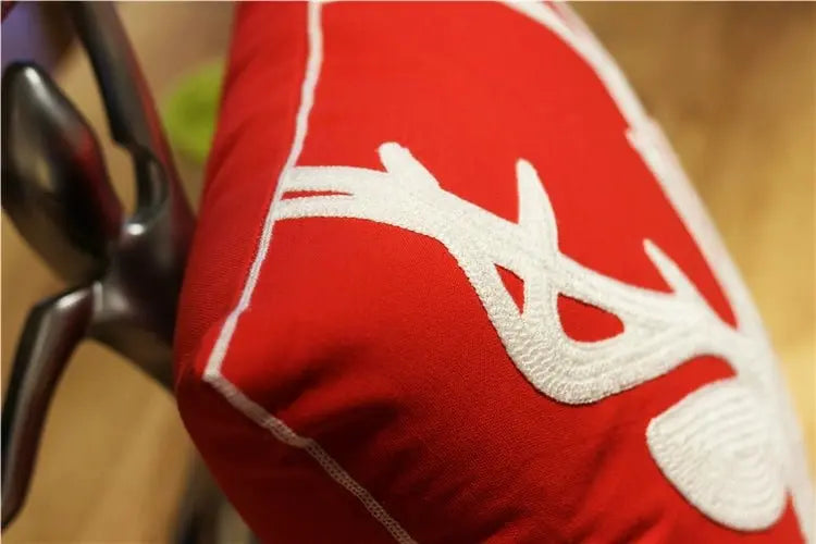 Office New Year Christmas Gift Pillow Embroidery - Julia M LifeStyles