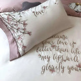 Opulent European Elegance Egyptian Cotton Bedding Set with Embroidery - Julia M LifeStyles