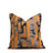 Orange Jacquard Pillow Cover with Black Horse Design for Modern Home Decor - Julia M LifeStyles
