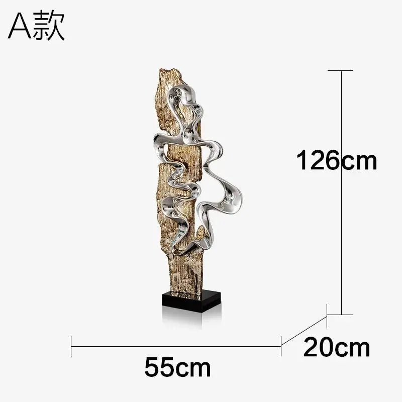 Organic Material Floor Sculpture - Julia M LifeStyles