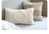 Original Modern Minimalist Natural Style Sofa Bedroom Cotton Geometric Cushion Cushion Square Pillow Back Pillow Case - Julia M LifeStyles