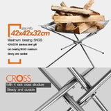 Outdoor Foldable Mesh Fire Pit - Julia M LifeStyles