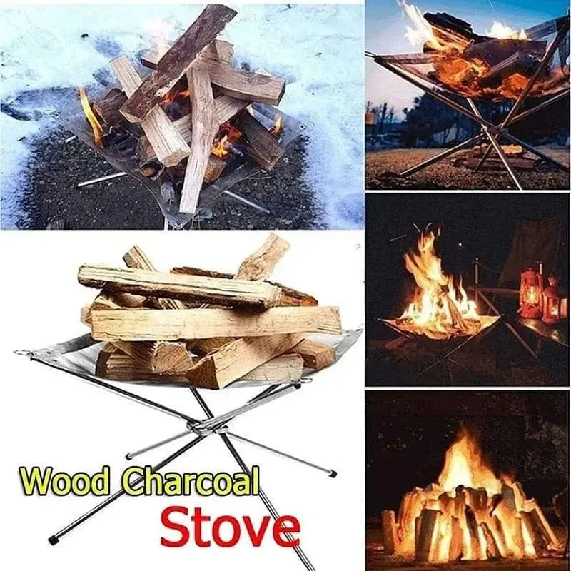 Outdoor Foldable Mesh Fire Pit - Julia M LifeStyles