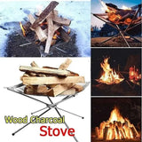 Outdoor Foldable Mesh Fire Pit - Julia M LifeStyles