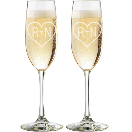 Personalised Mr. and Mrs. Elegant Wedding Toasting Flutes Set - Julia M LifeStyles