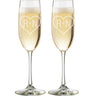 Personalised Mr. and Mrs. Elegant Wedding Toasting Flutes Set - Julia M LifeStyles