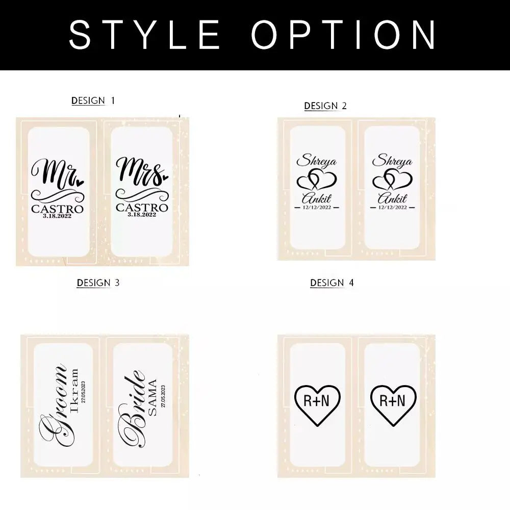 Personalised Mr. and Mrs. Elegant Wedding Toasting Flutes Set - Julia M LifeStyles