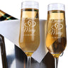 Personalised Mr. and Mrs. Elegant Wedding Toasting Flutes Set - Julia M LifeStyles
