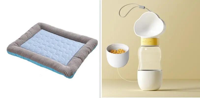 Pet Cooling Pad Bed For Dogs Cats Puppy Kitten Cool Mat Pet Blanket Ice Silk Material Soft For Summer Sleeping Blue Breathable - Julia M LifeStyles