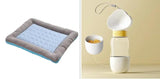 Pet Cooling Pad Bed For Dogs Cats Puppy Kitten Cool Mat Pet Blanket Ice Silk Material Soft For Summer Sleeping Blue Breathable - Julia M LifeStyles