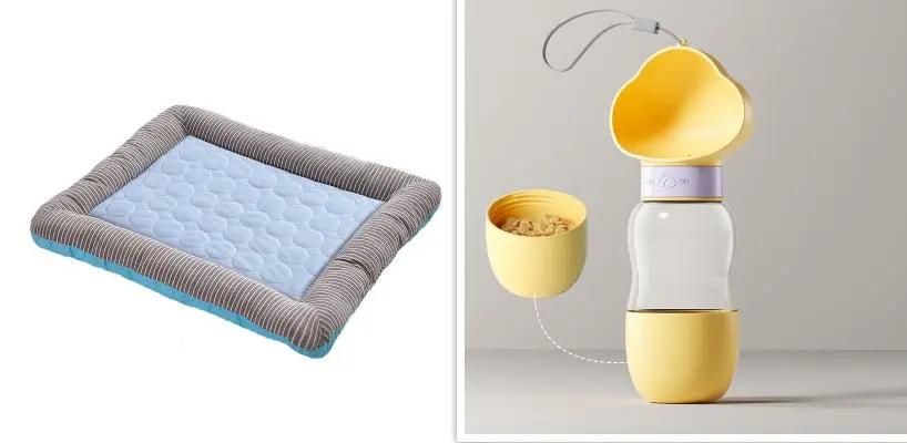 Pet Cooling Pad Bed For Dogs Cats Puppy Kitten Cool Mat Pet Blanket Ice Silk Material Soft For Summer Sleeping Blue Breathable - Julia M LifeStyles