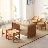 Rattan Living Room Table and Chair Combination Deck Kung Fu Tea Table - Julia M LifeStyles