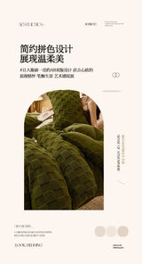 Red Velvet Dual-Use Duvet Cover & Plush Blanket - Julia M LifeStyles