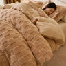 Red Velvet Dual-Use Duvet Cover & Plush Blanket - Julia M LifeStyles
