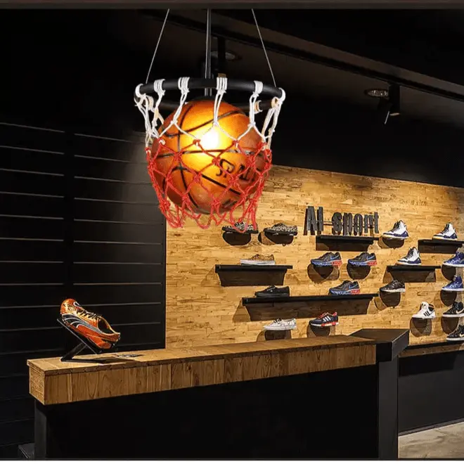 Retro Basketball Pendant Lamp for Sports-Themed Decor - Julia M LifeStyles