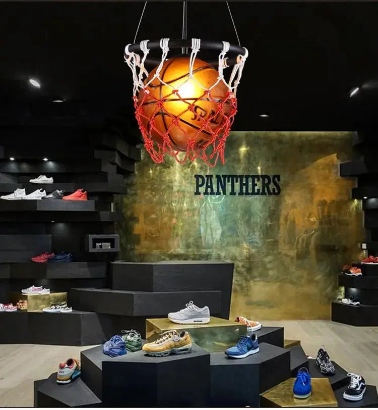Retro Basketball Pendant Lamp for Sports-Themed Decor - Julia M LifeStyles