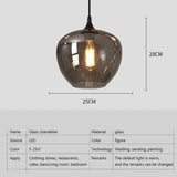 Retro Glass Pendant Light - Julia M LifeStyles