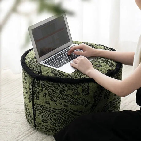 Retro Green Unique Tiger Pattern Living Room Accessible Luxury Sofa - Julia M LifeStyles