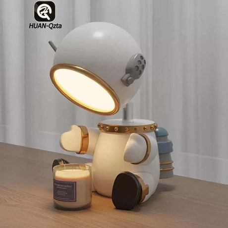 Robot Candle Warmer Lamp Robot Candle Warmer Lamp 1005006065319471-US Plug-White-CHINA Candle Warmer Table Lamp 137