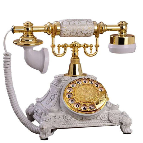 Rotate Vintage Fixed Telephone revolve Dial Antique Landline Phone For Office Home Hotel made of resin Europe style old people Rotate Vintage Fixed Telephone revolve Dial Antique Landline Phone For Office Home Hotel made of resin Europe style old people 32872252361-Red 129