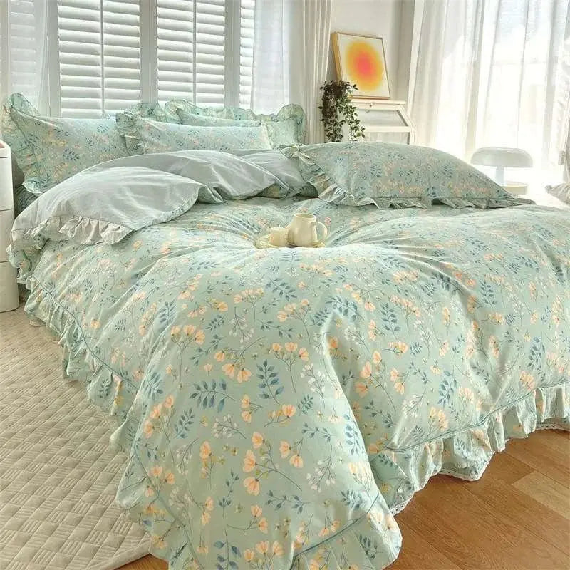 Ruffles Duvet Cover - 400TC Thread Count - Julia M LifeStyles